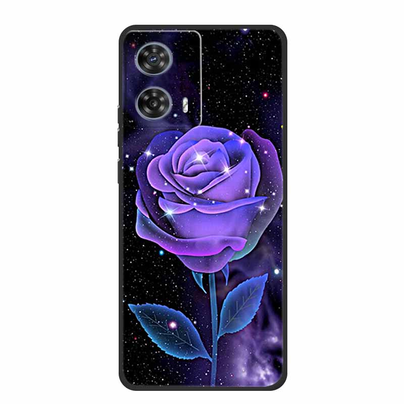 Чехол для телефона Motorola Edge 50 Fusion Задняя крышка Черный силиконовый мягкий чехол Для Moto Edge 50 Fusion Чехол 6.7" Funda Shell