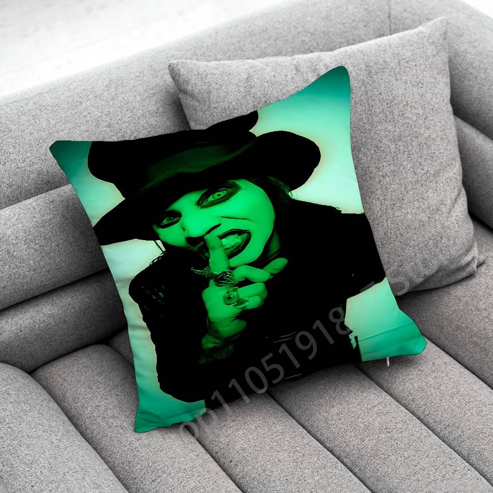 M-Marilyn M-Manson Antichrist Superstar Наволочка Для Подушки 50x50см 30x30см 45x45см 40x40см Квадратная Наволочка Для Подушки На Кровать