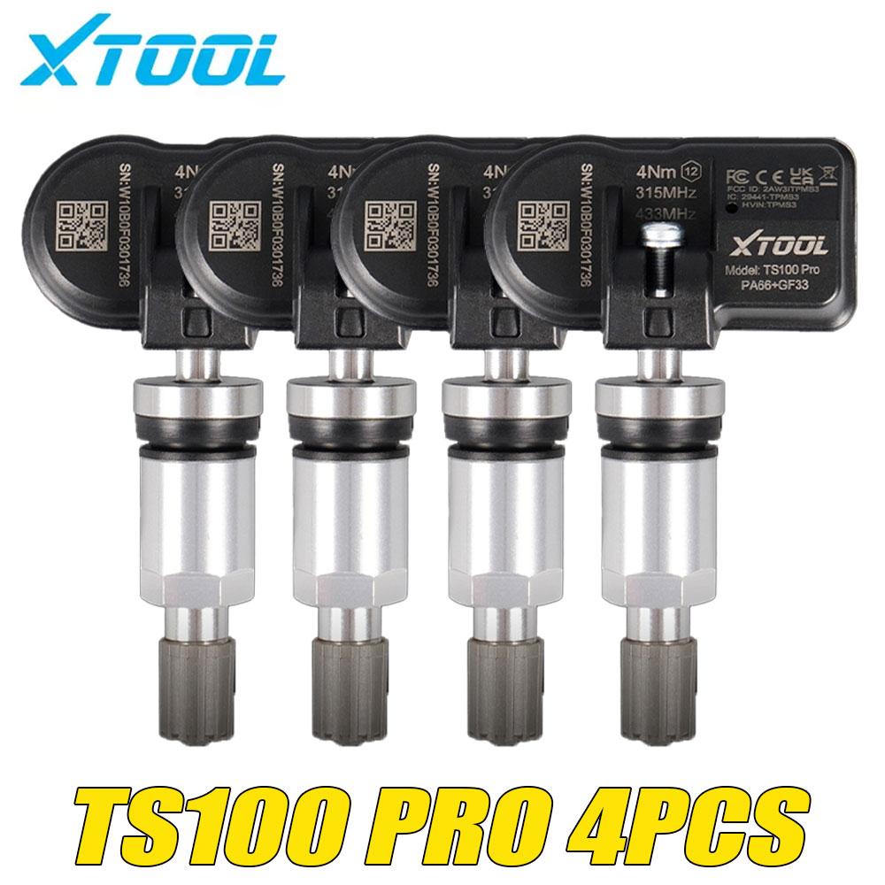 XTOOL TS100 PRO Датчик TPMS 315 МГц и 433 МГц Инструменты для ремонта шин 2-в-1 Тестер-монитор давления в шинах автомобиля Программирование