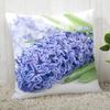 Домашний декор Цветущие гиацинты: Цветочная наволочка Декор Узор Наволочка для подушки Подходит для дивана Спальни Автомобиля Наволочка