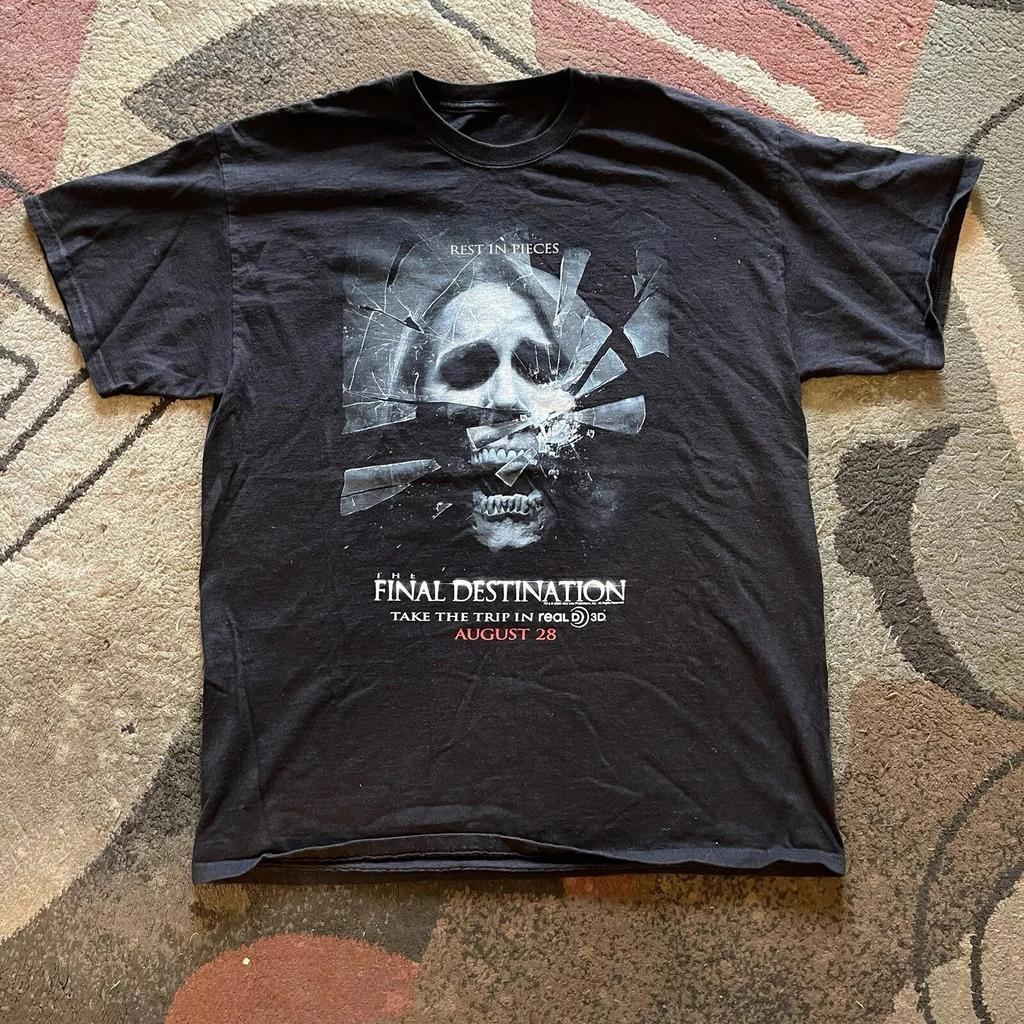 Vintage 2000s Final Destination T-Shirt Horror Movie Promo Graphic Tee S-5XL
