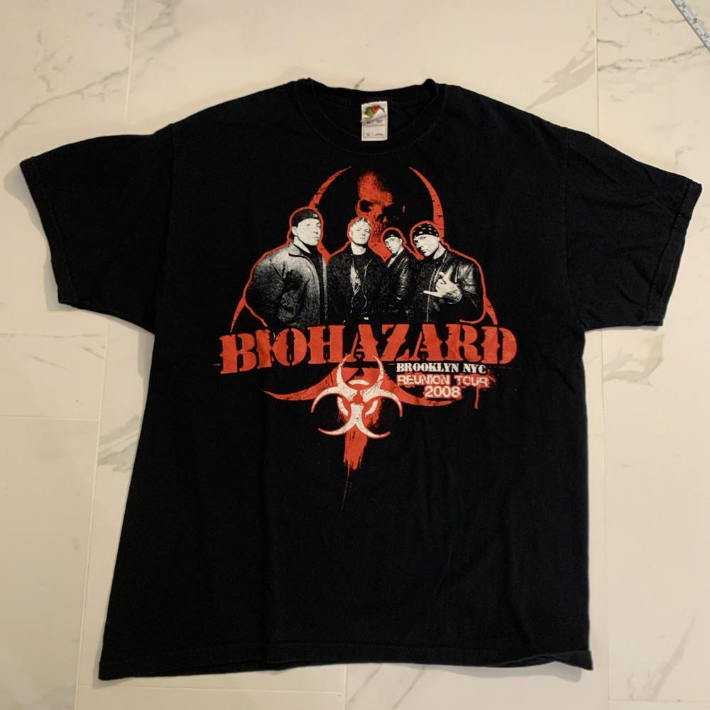 Футболка Biohazard Band Reunion Tour S5XL Для фанатов Подарки S5XL Для фанатов NZ1753 Унисекс