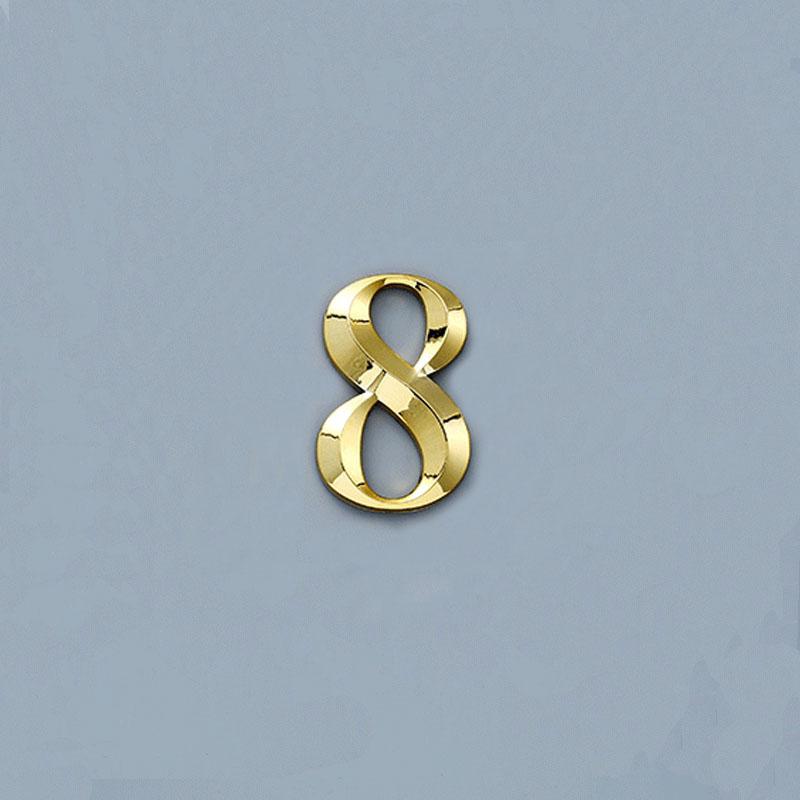 Дверной адрес, домашний стикер с цифрами, дом, отель, вечеринка, номерной знак, современный номер, ювелирный аксессуар