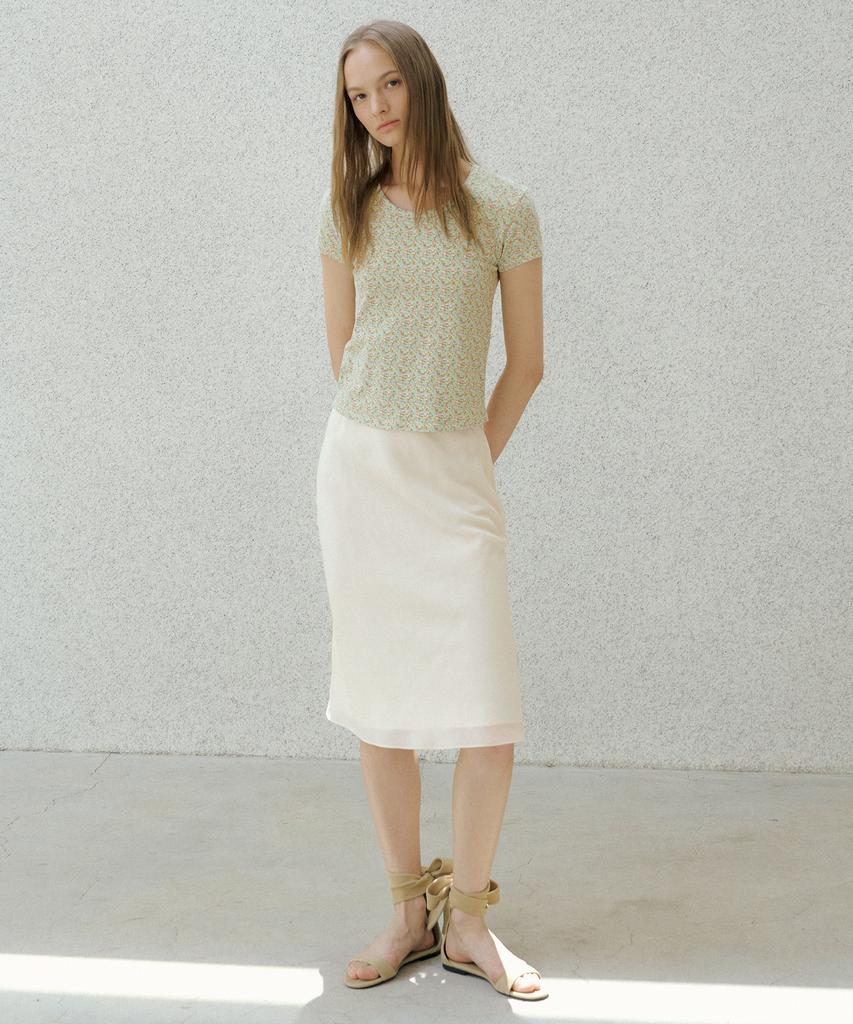 Otte Lorin Sheer Vias Sk_Midi