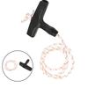 2PCS Elastostart Recoil Starter Handle With 4.5mm Rope Fits TS400, TS410, TS420
