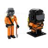 EKbricks MOC Команда Lethal Company Brickheadz Кирпичики Сигурд LC Crewdude Фигурка Набор Строительных Блоков для Боевых Игр Игрушки Подарок