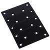 4PCS 100 X 50 mm Metal Bracket Black Fixing Joining Plate Smooth Surface Flat Mending Plate  Chair