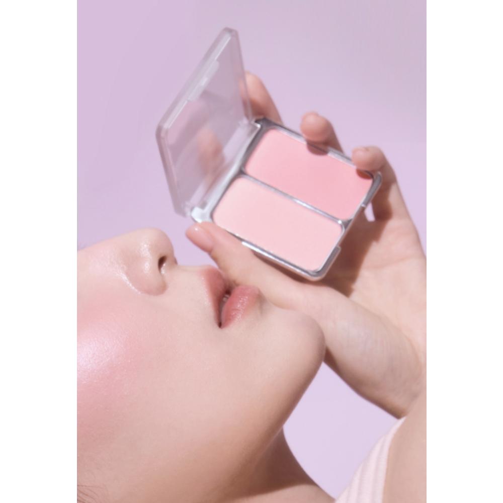 2aN Dual Cheek 9 г, 02 Love, Розовый, 1 шт.