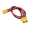 Переходник XT60 Female to XT30 Male с разъемом кабеля и силиконовым проводом 16AWG для RC 23,5 см