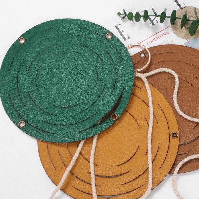 Кожаные подвесные корзины для растений, двор, сад, подвесной держатель для цветов, декор для цветочного горшка, вешалка, аксессуары для растений