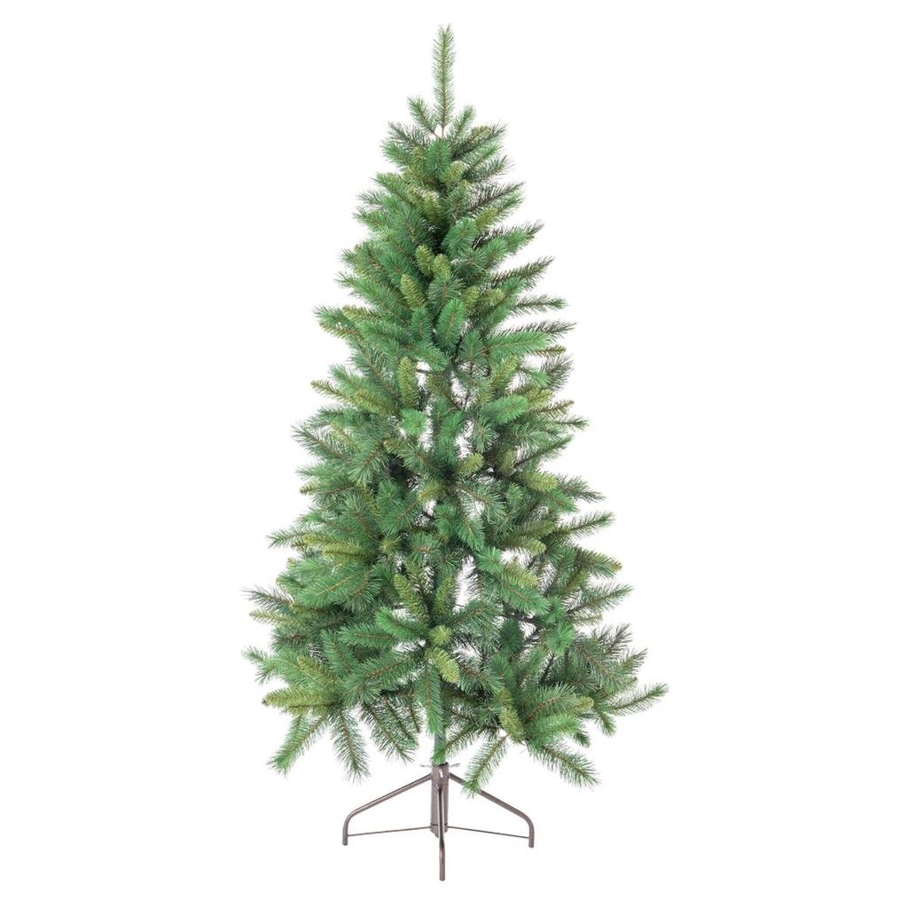 Christmas Tree Green PVC Metal Polyethylene 120 X 120 X 210 Cm