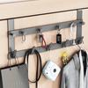 Hooks Over The Door Bathroom Organizer Rack Durable Doors Back Hanging Row Hook Holder Coat Hat Towels Hanger Kitchen Hooks Rack