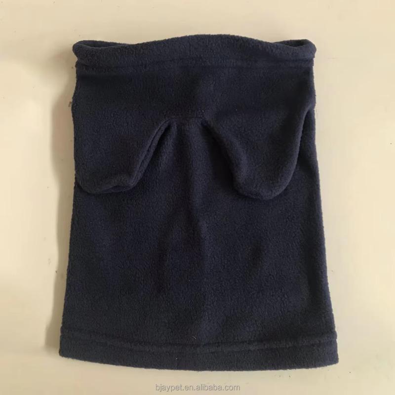 Шапка для питомца Флис Регулируемая Теплая шапка для собаки Ветрозащитная Утепленная Уши Толстовка с капюшоном для кошки Маленькое животное Средняя и крупная собака Домашние животные Походы