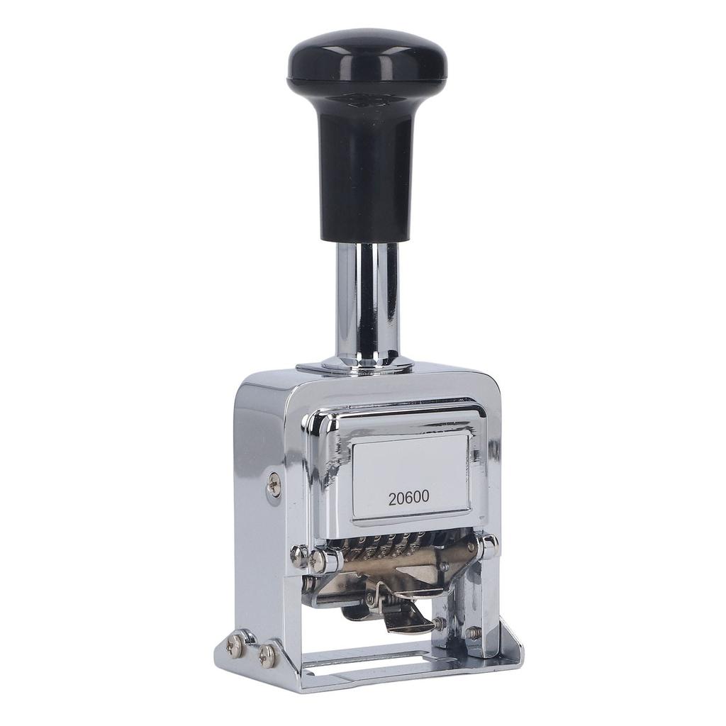 Automatic Numbering Machine Zinc Alloy Easy Operation Clear Inking Self Inking Number Stamp for Ticket Serial Number