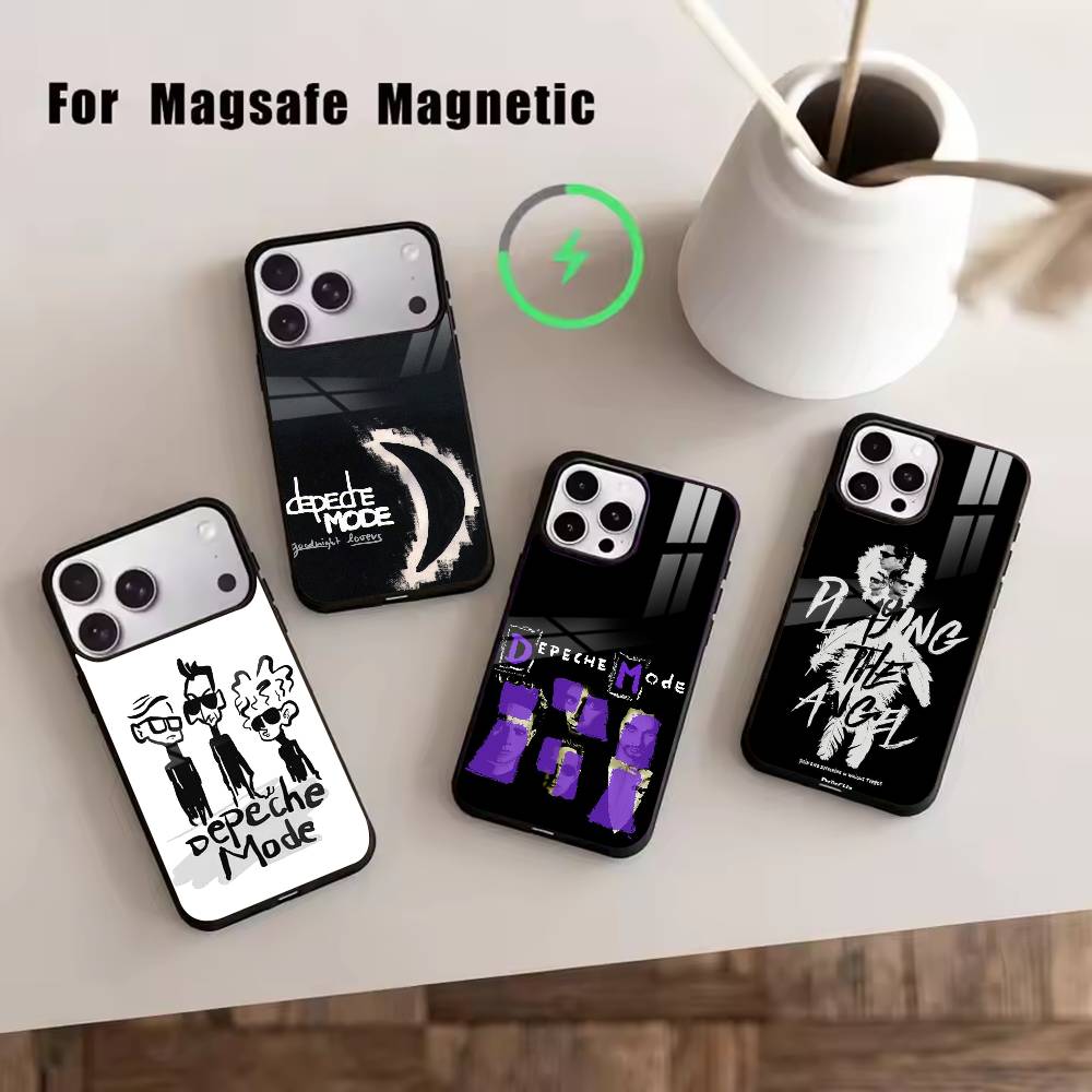 DM-Depech Band Mode Phone Case For iPhone17,16,15,14,13,12,11 Plus,Pro Magnetic with Magsafe Wireless Charging