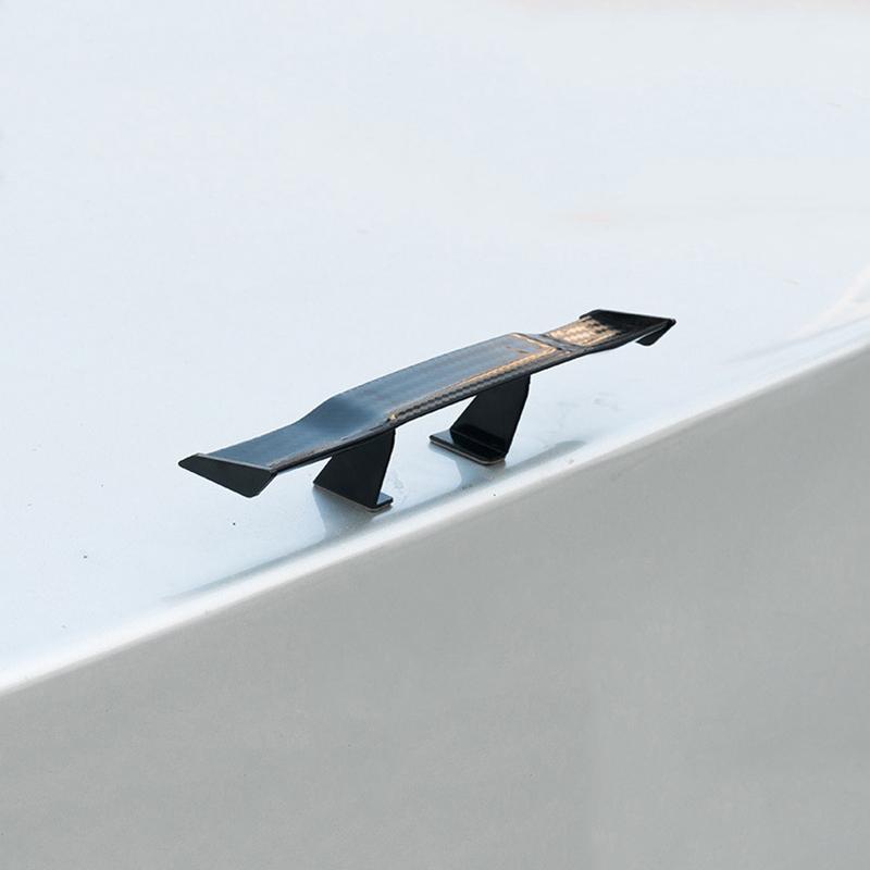 Универсальный автомобильный мини-спойлер из углеродного волокна, крыло, автомобильный стайлинг, задний багажник, крыло, спойлер для багажника, автомобильное украшение, внешние аксессуары