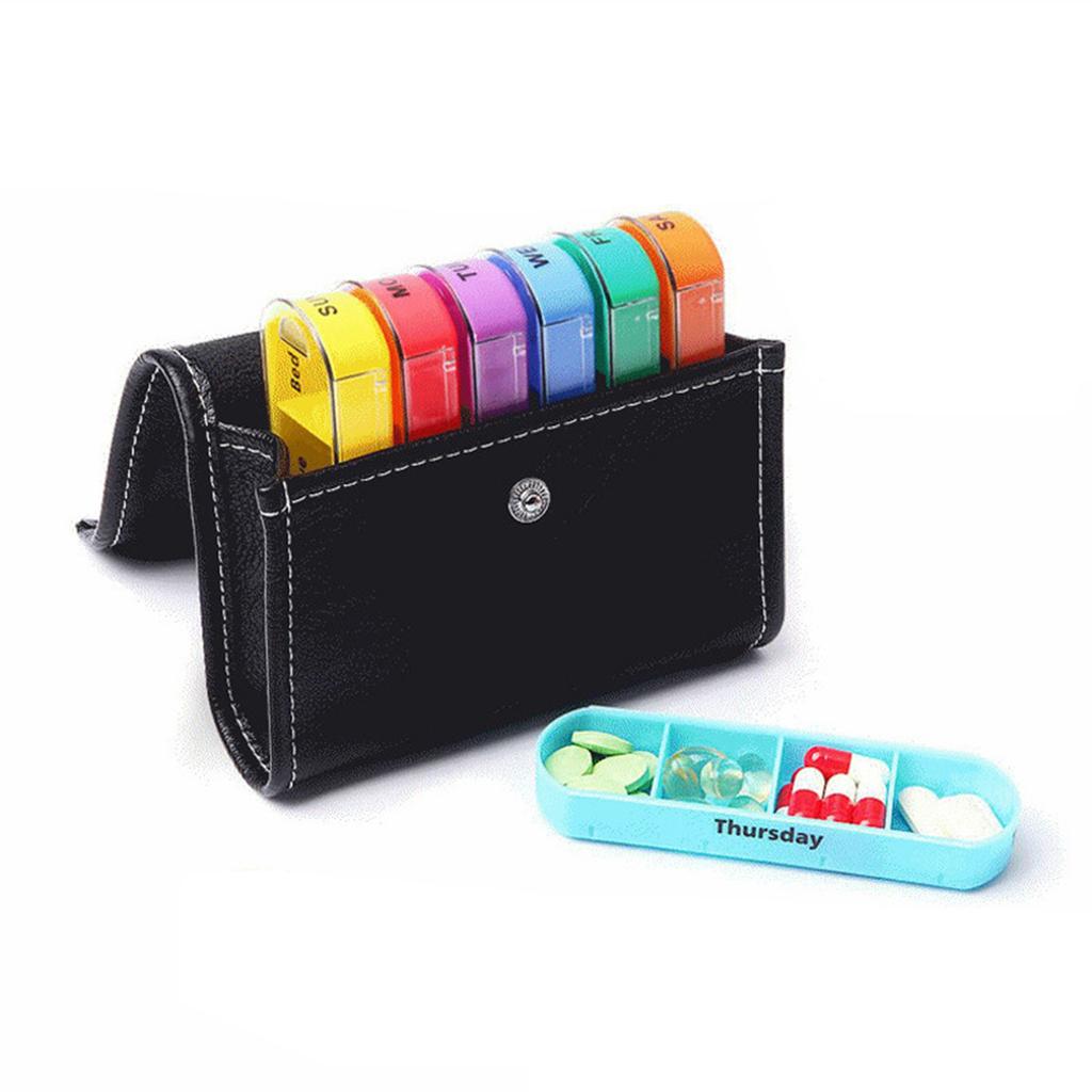 Коробка для таблеток на 7 дней, еженедельно, 28 отделений, органайзер для таблеток, пластиковый дозатор для хранения лекарств