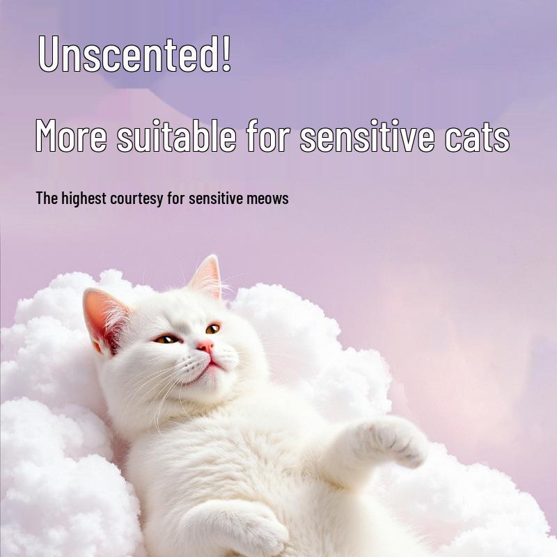 City Li Xiang Plant-Based Cassava Cat Litter - Non-Stick, Deodorizing, Unscented, Mixable Sand