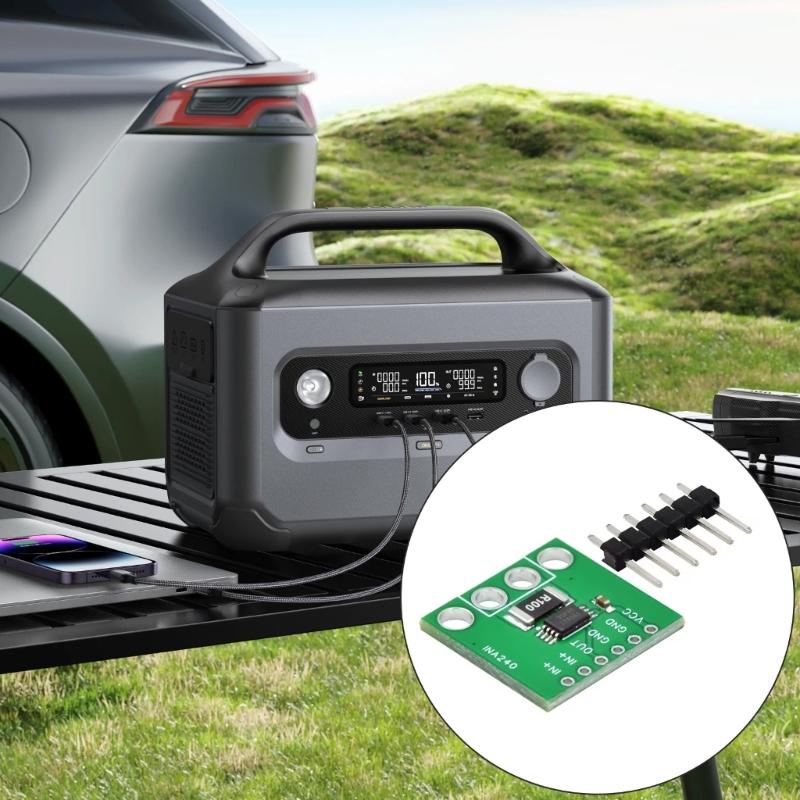 Precise INA240 Current Detection Amplifier With Bidirectional Measurement Low Drift Output Signal For Integration