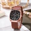 Роскошные женские часы Антикварные наручные часы Кварцевые часы Женские часы Женские часы Силиконовый ремешок Часы Подарок Reloj Mujer Montre Femme