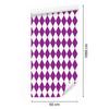 Harlequin Diamonds Wallpaper Purple and White for Living Room and Bedroom 50x1000