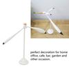 5pcs White Seagull Statue Balancing Nautical Sculpture Mobiles Seagull Figurine  For Patio