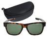 Sunglasses with Plastic Men's Case, Frame, Brown, CS-009-3-EH-72