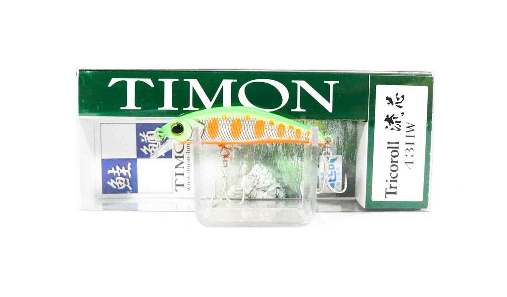 Jackall Timon Tricoroll Ryushin 43 HW Sinking Lure Lime Yamame (1462)