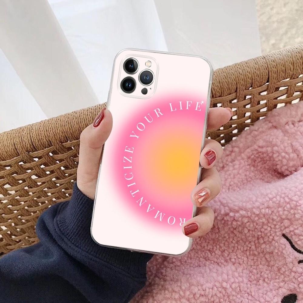 Чехол для телефона 'Аура Цитаты' для iPhone 15 14 11 12 13 Mini Pro XS Max Чехол 6 7 8 Plus X XR SE 2020 Funda Shell