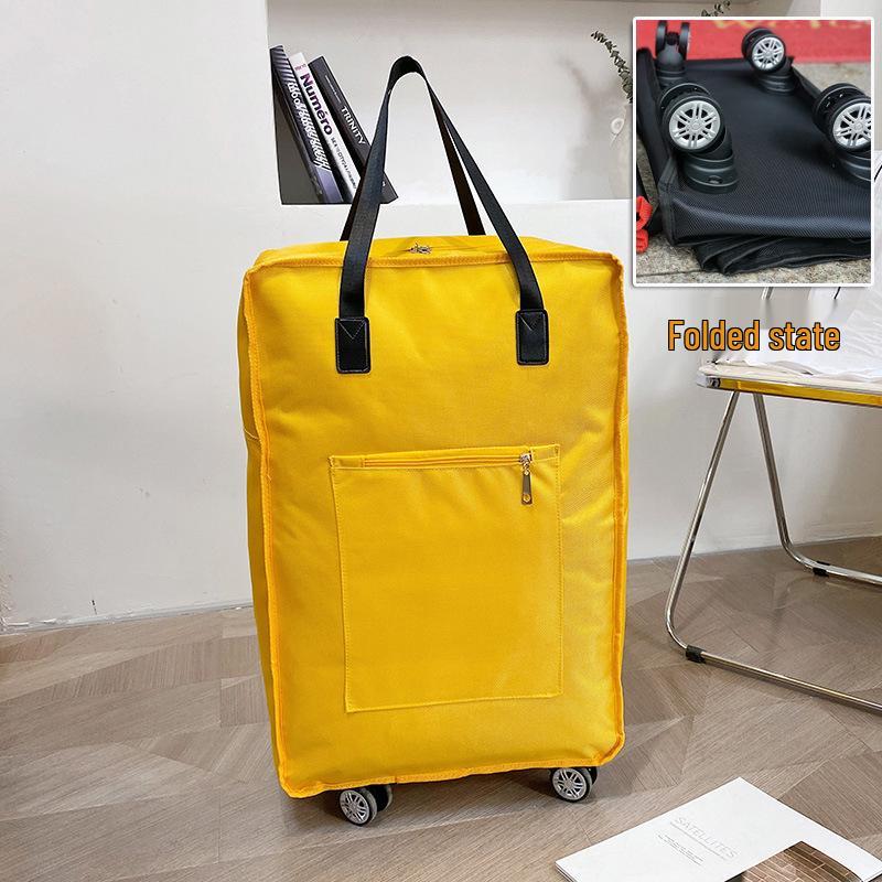 Складная дорожная сумка большой вместимости на колесах – Унисекс багаж, для беременных и решение для хранения покупок