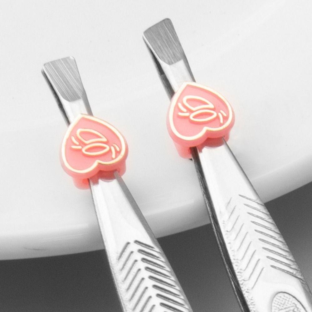 12PCS Straight Mouth/Diagonal Eyebrow Grooming Tweezers Eyelash Tweezers  Makeup Application