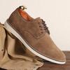7217 Casual Shoes Lace-up Casual Shoes British Retro Leather Shoes Men's Low-top Board Shoes