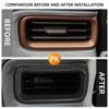 2pcs Side AC Vent Cover for Ford Maverick Pickup 2022 2023 2024 LHD Air Conditioning Outlet Trim Decoration Sticker Accessories