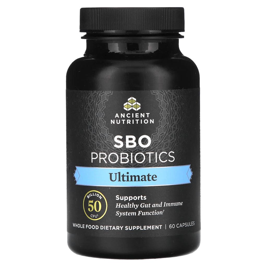 Sbo Probiotic, Ultimate, 50 Billion CFU, 60 Capsules