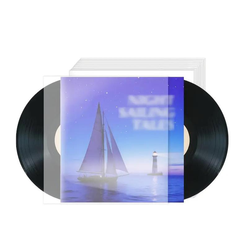 3/5/10 шт. Пакеты для хранения виниловых пластинок с двойным открытием, трехслойные, для пластинок 12 дюймов (LP), двухнаправленное открытие, защитный чехол для альбома