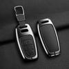 Чехол-крышка для ключа автомобиля из цинкового сплава для Q3 Q5 Q7 A1 A3 8P A4 B9 A5 A6 C7 8S 8W A7 A8 4M S4 S5 S6 S7 S8 RS3 RS6 SQ5 TTS TFSI