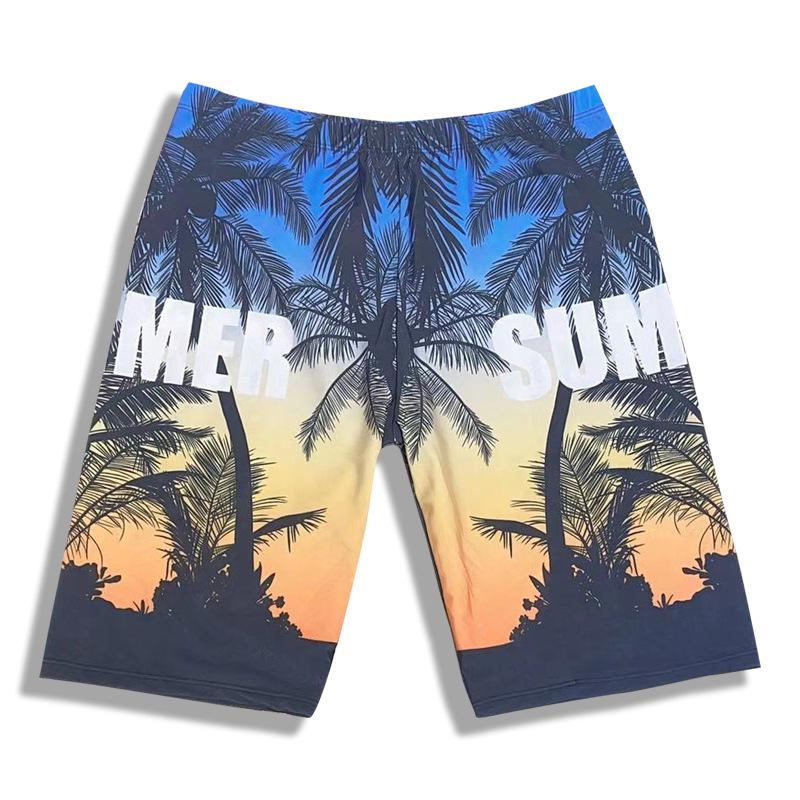 Мужские плавки средней длины, профессиональные пляжные длинные боксеры, купальники для мальчиков больших размеров для горячих источников