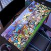 Cute Pokemon Mouse Pad, Large Gaming Desk Mat, Non-slip XXL Mousepad for Laptop & Tablet, Mini PC Playmat with Stitched Edges
