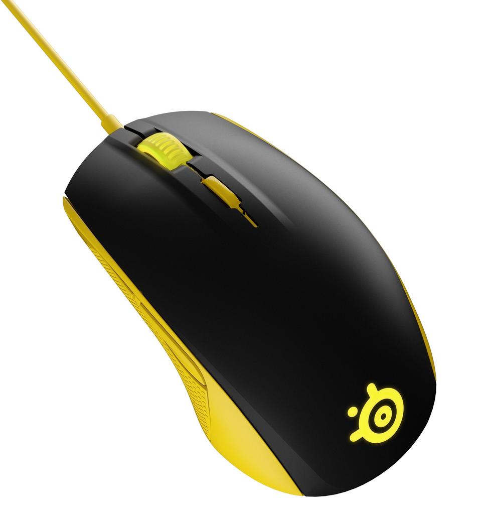 [Оригинальный продукт для внутреннего рынка] Игровая мышь SteelSeries Rival 100 Proton Yellow 62340