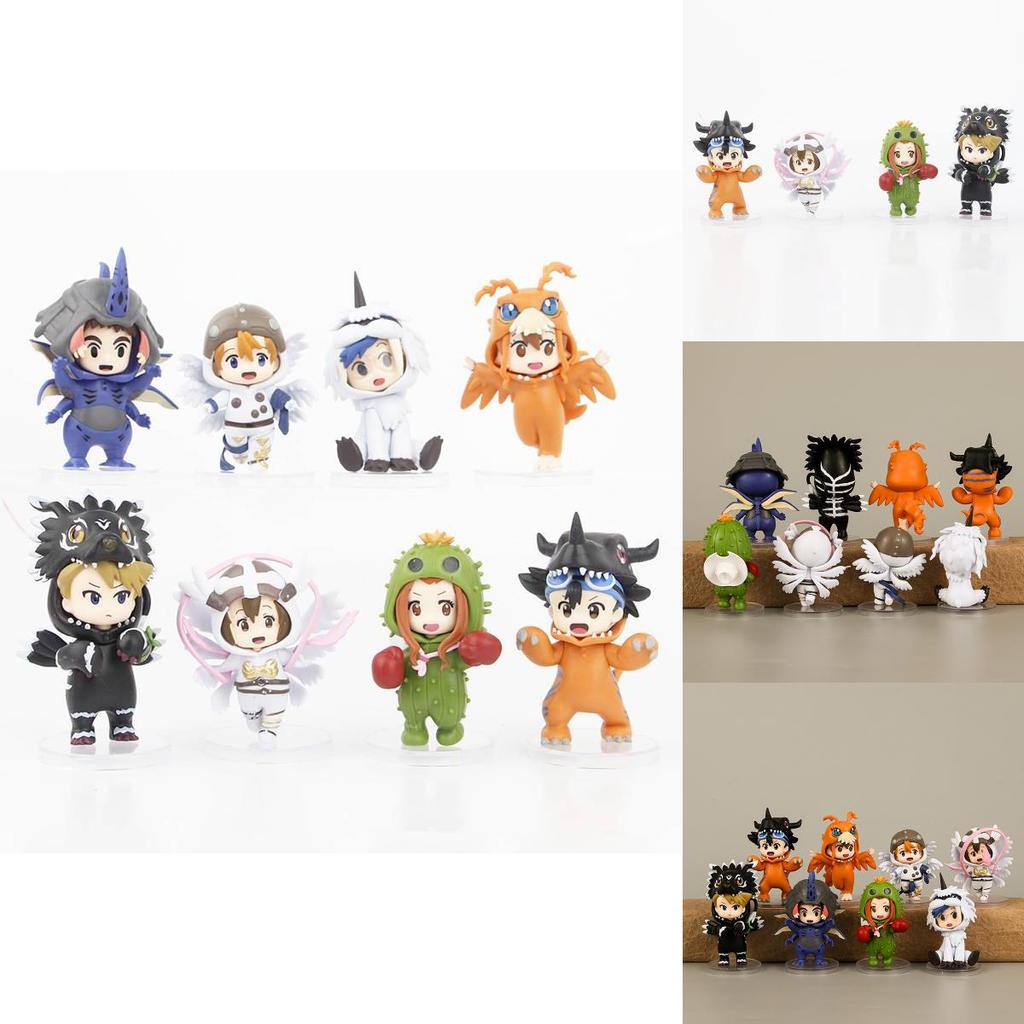 Изысканные ПВХ Аниме Фигурки Digimon Taichi Yamato Sora Koushiro Mimi Коллекционный Набор