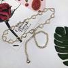 Европейская и американская металлическая цепочка на талию с любовью, женский универсальный пояс, бальзам, декоративное платье, облегающая талию юбка, юбка, цепочка для юбки