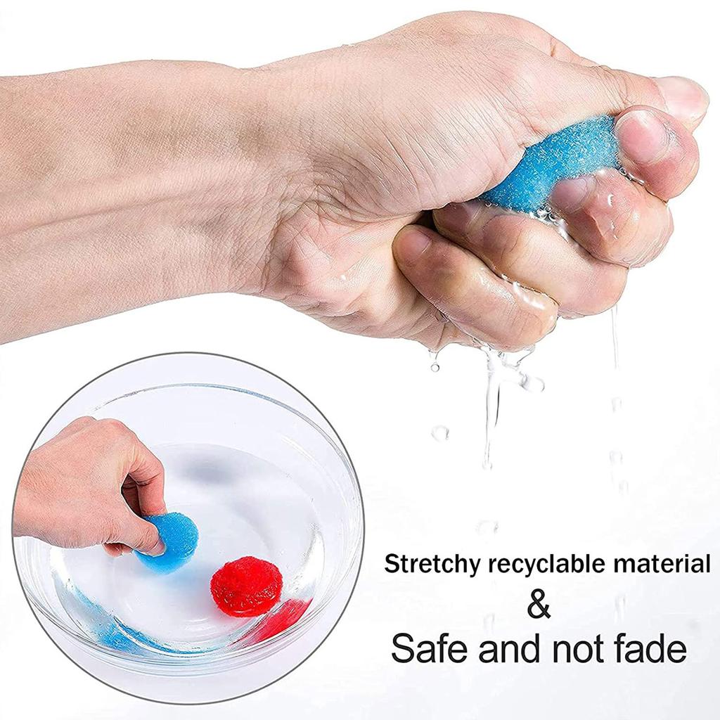 20 шт. многоразовые водяные шарики, детские впитывающие хлопковые шарики для замачивания, летние уличные водные боевые игры, игрушки для мальчиков и девочек, водяная бомба