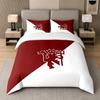 3Pcs Bedding SetManchester United FC Soft Bed Sheet and Two Pillowcases Home Bedroom Decor