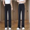 New Summer Thin Ice Silk Narrow Version Fashionable Casual Wide-leg Loose Trousers Draped All-match Pants