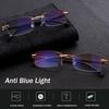 Readers Eyewear Diamond-cut Reading Glasses Radiation Protection Anti Blue Light Presbyopia Glasses
