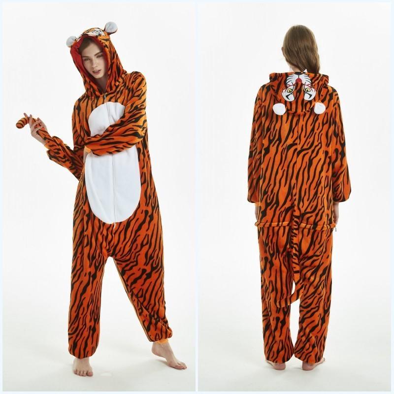 Wolf Style Tiger Costume Unicorn Pajama Onesie Kigurumi Jumpsuit