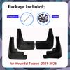Для Hyundai Tucson NX4 MK4 2022 2023 передние и задние колеса брызговики брызговик крыло автомобиля