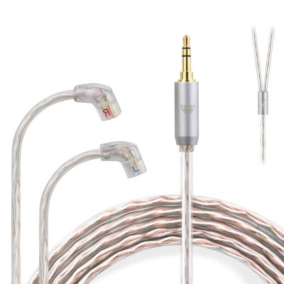 Okcsc JBX Recable QDC 2Pin Cable Наушники Кабель 4 Core OFC Для KZ Для TRN Для CCA Совместимость с ZAX/AS16/ZS10pro/ZSN/ZEX и т.д.. 3,5 мм