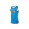 Li Ning Cba Beijing Team Zeng Fanbo Professional Basketball Series Round Neck Basketball Jersey Men Jersey Beijing-Blue AAYS645-1