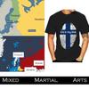 Футболка Sisu My Dna Fingerprint MMA Kick Boxing UFC Muay Thai с графическим ретро-винтажным 3D-принтом для мужчин и женщин унисекс с коротким рукавом и круглым вырезом